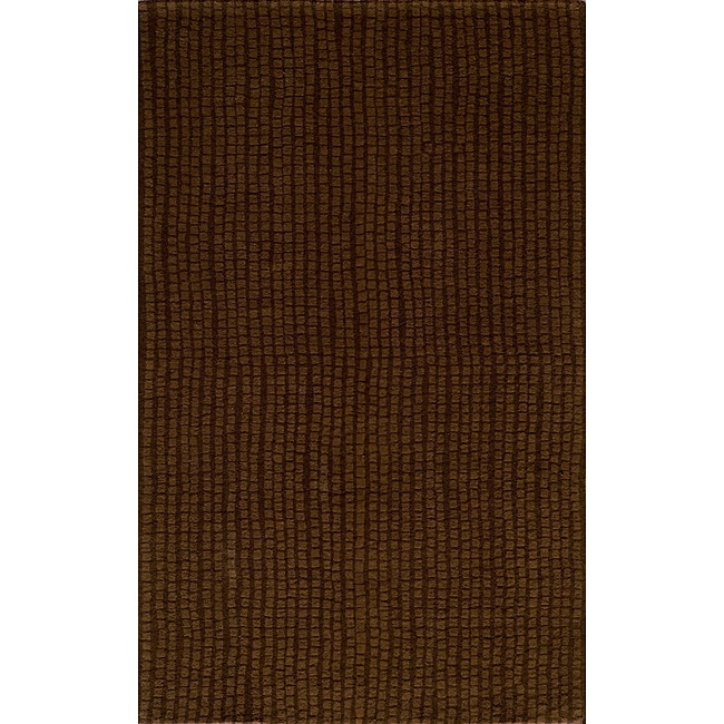 Hand Tufted Metropolitan Brown Rug (5 X 8)