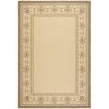 Safavieh Courtyard Majesty Natural/ Brown Indoor/ Outdoor Rug Set - 6'6 x 9'6