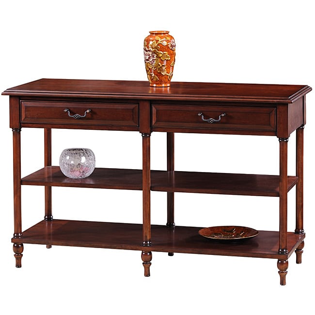 Cherry Tier Sofa Table