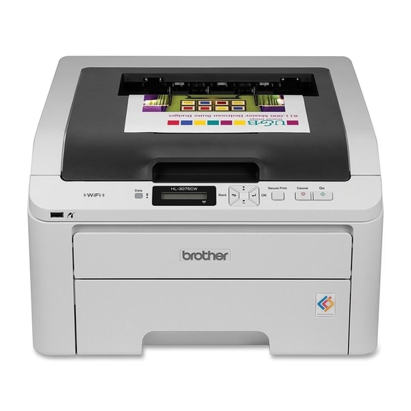 Brother HL-3075CW Laser Printer - Color - 2400 x 600 dpi Print - Plai