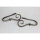 preview thumbnail 4 of 2, InStyleDesign Curve Curtain Holdbacks (Set of 2) - n/a Antique/Brass Finish - Antique Brass