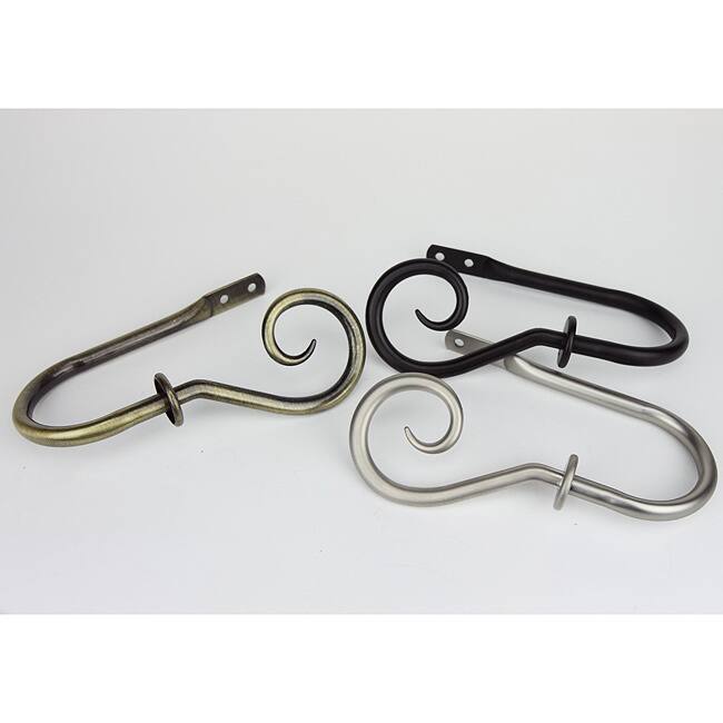 InStyleDesign Curve Curtain Holdbacks (Set of 2) - n/a