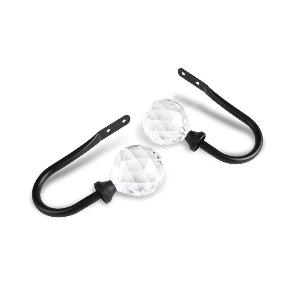 InStyleDesign Glitter Curtain Holdbacks (Set of 2) - n/a