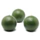preview thumbnail 9 of 11, 3-inch Ball Candles (Case of 6) Hunter Green