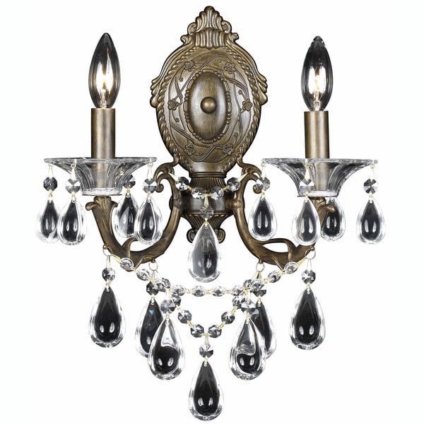 Renaissance 2 Light English Bronze Wall Sconce TRIARCH INTERNATIONAL Sconces & Vanities