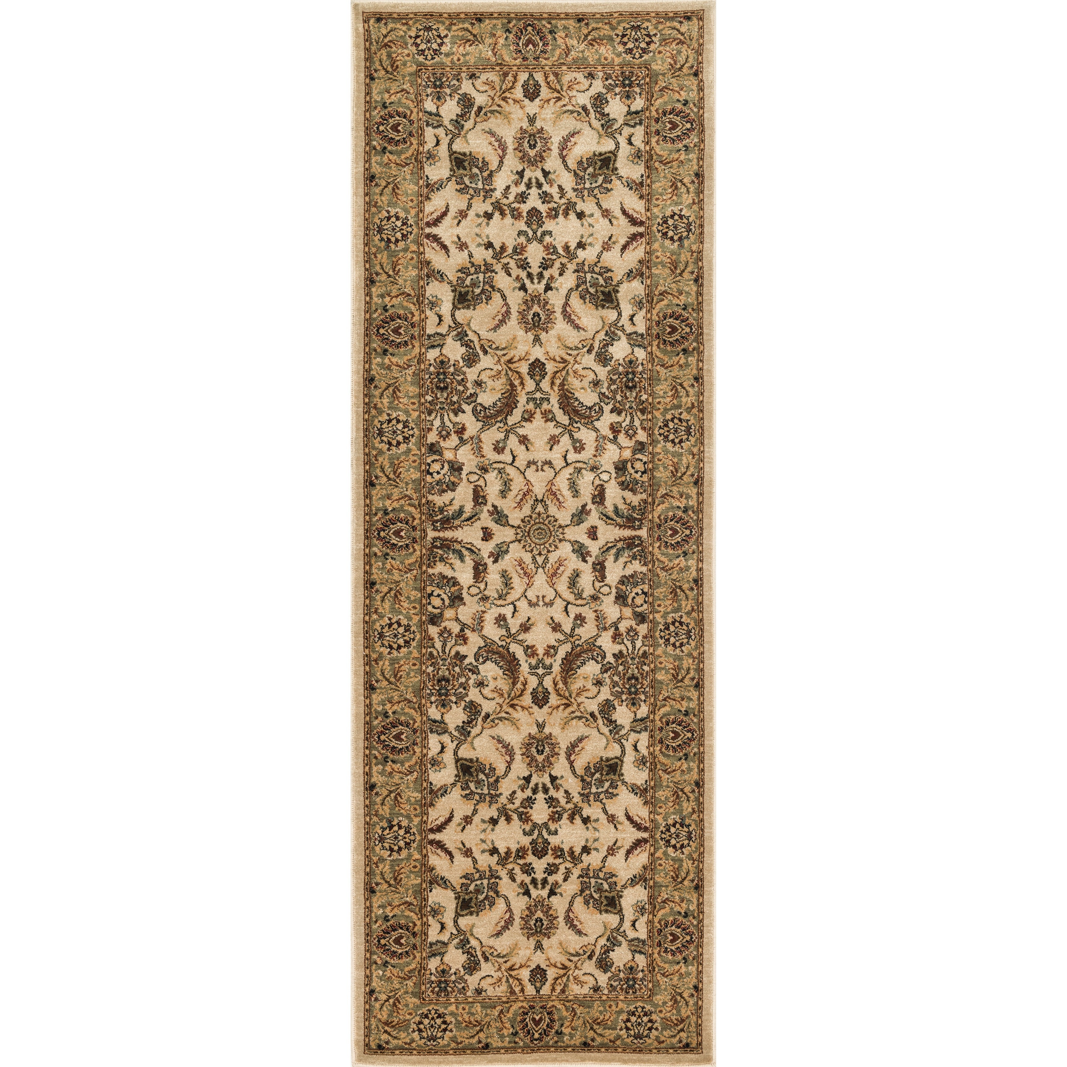 Dorchester Beige And Green Rug (26 X 79)