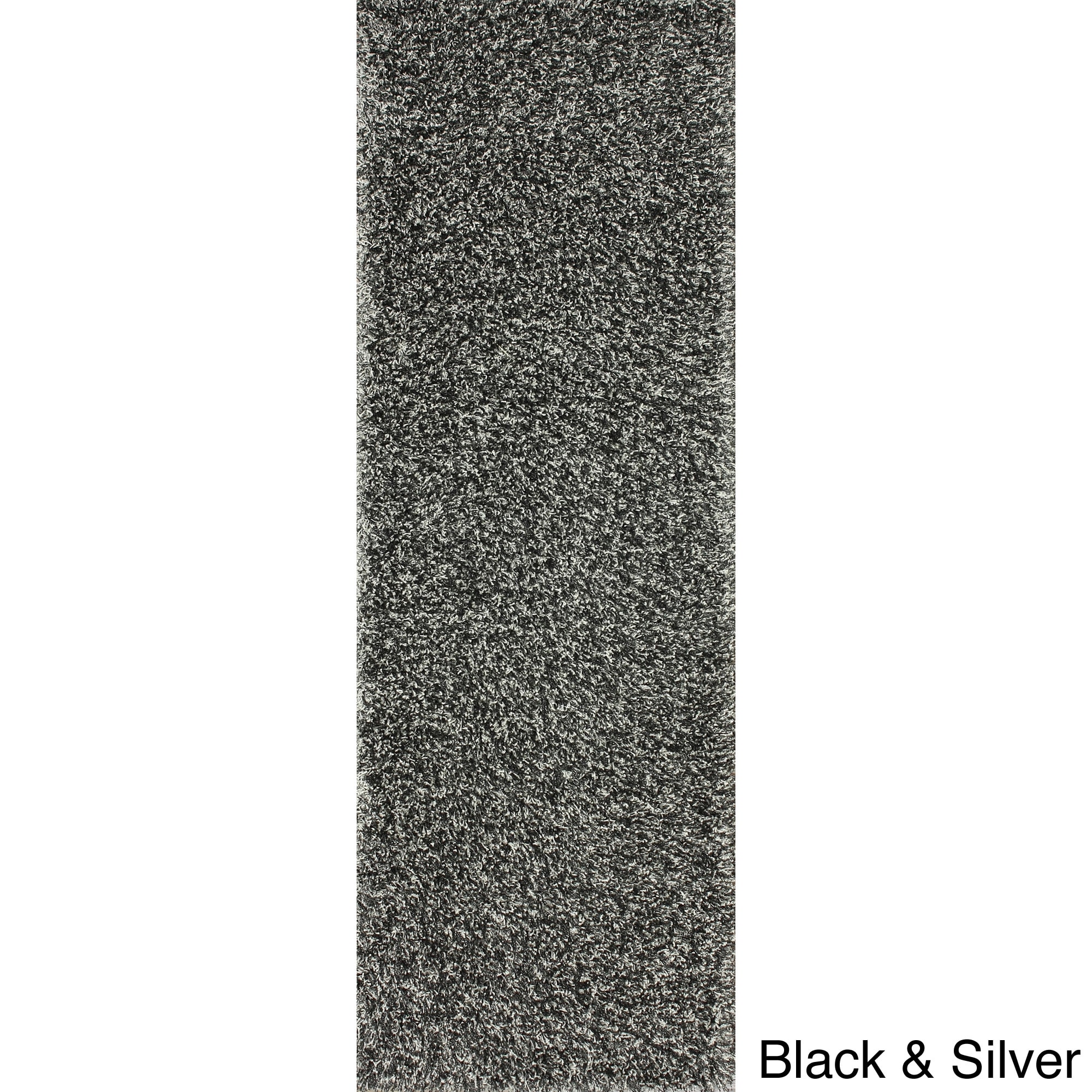 Nuloom Alexa My Soft And Plush Shag Runner (28 X 8) (White, Gold, Thyme, Black, Grey, Black and Silver, BrownPattern ShagTip We recommend the use of a non skid pad to keep the rug in place on smooth surfaces.All rug sizes are approximate. Due to the dif