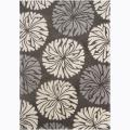 Artist's Loom Hand-tufted Transitional Floral Wool Rug - 5' x 7'