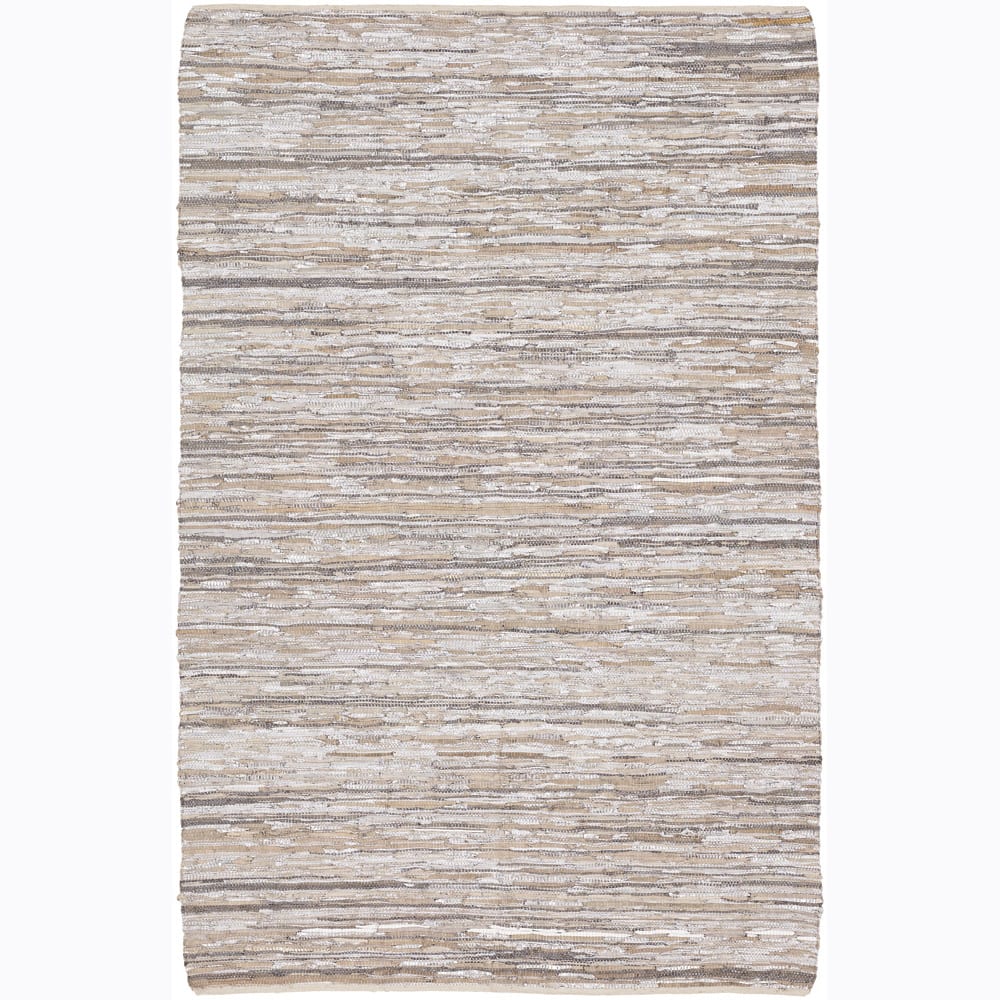 Artist's Loom Hand-woven Contemporary Natural Eco-friendly Fiber Reversible Rug (5' x 7'6)