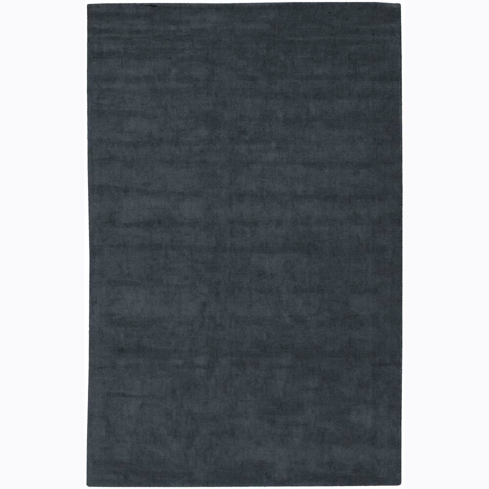 Artist's Loom Hand-woven Casual Solid Rug (7'9 x 10'6) - 7'9 x 10'6