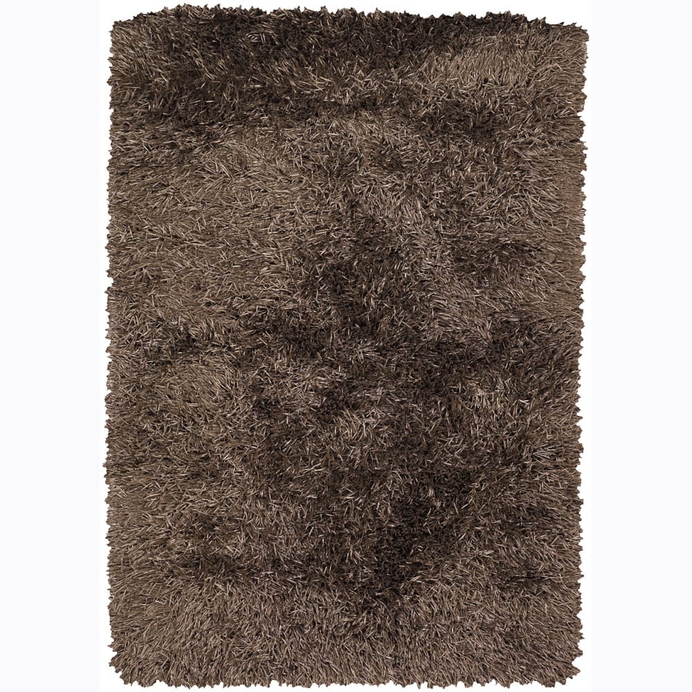 Artist's Loom Hand-woven Shag Rug - 9' x 13'