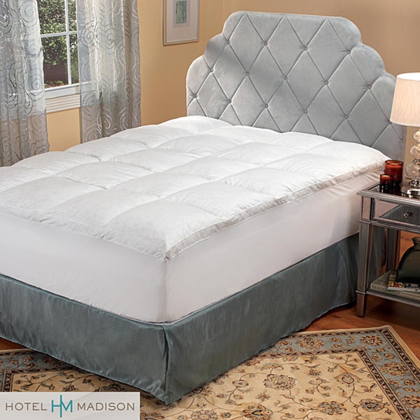 Shop Hotel Madison High Loft Cotton Gusset Mattress Topper