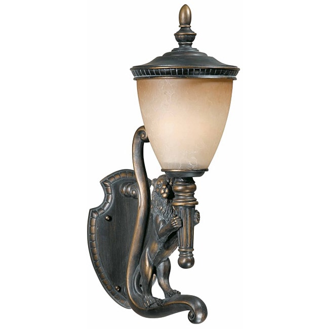 Triarch International Lion 2 light Right Side Outdoor Wall Light