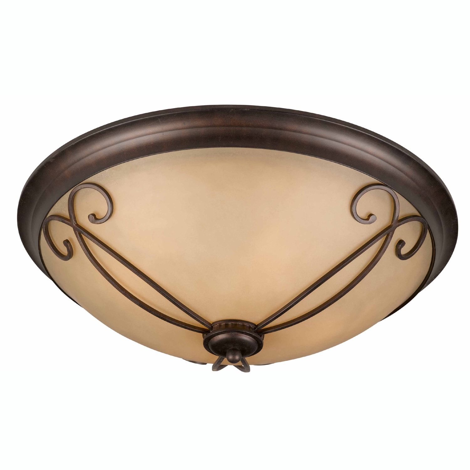 Triarch International Corsica 4 light English Bronze Flush Mount See