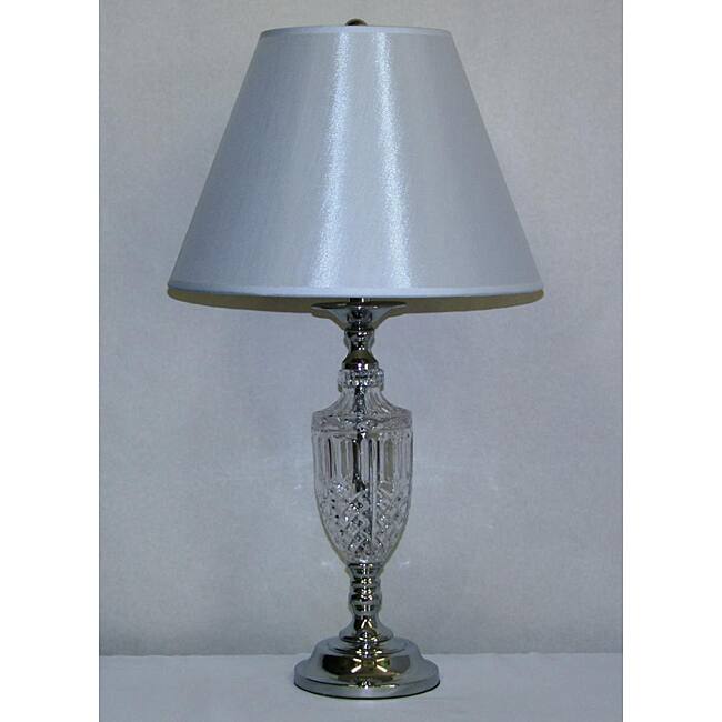 Light Cut Glass Table Lamp