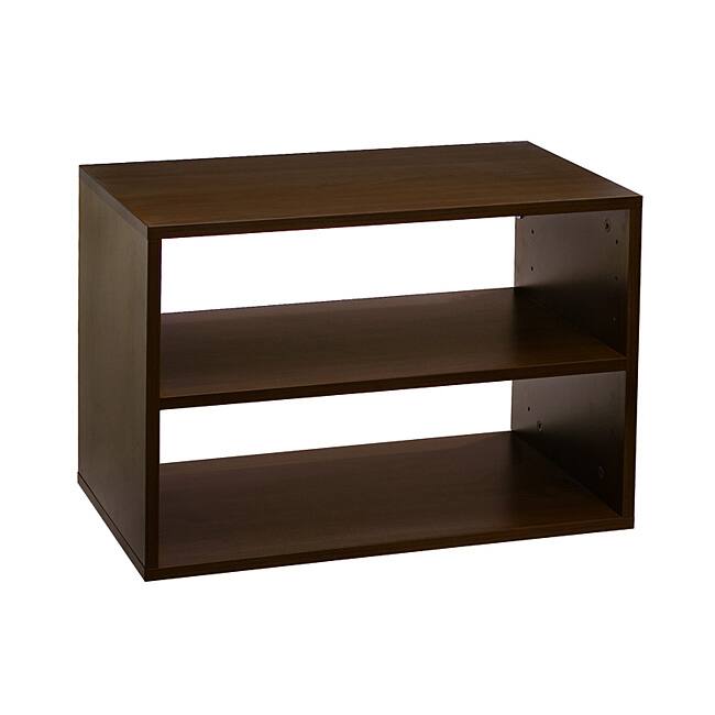 Organized Living freedomRail Chocolate Pear OBox 1-shelf Unit