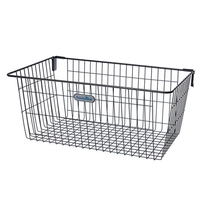 Organized Living freedomRail Garage Granite Deep Work Basket