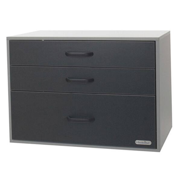 Organized Living freedomRail GOBox 3 Drawer Unit