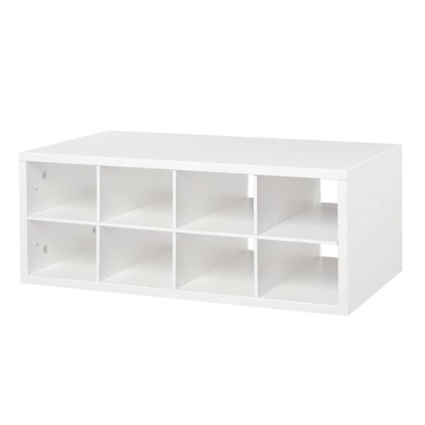 Organized Living freedomRail Double Hang O Box White Cubby