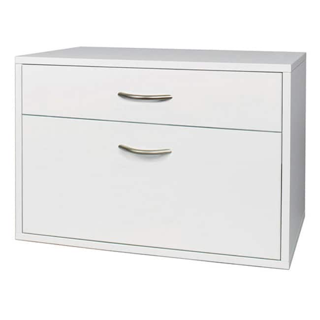 Organized Living freedomRail White Hanging File OBox