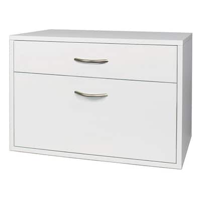 Organized Living freedomRail White Hanging File OBox