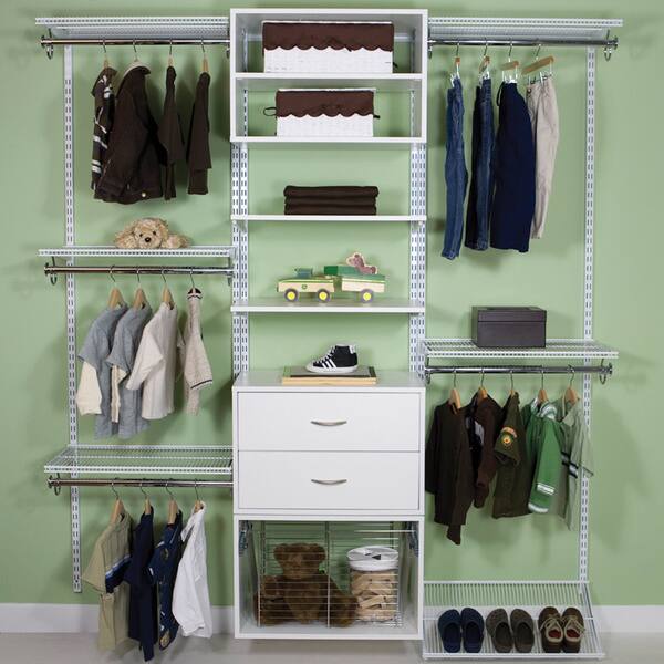 Shop Organized Living Freedomrail White O Box 2 Drawer Storage