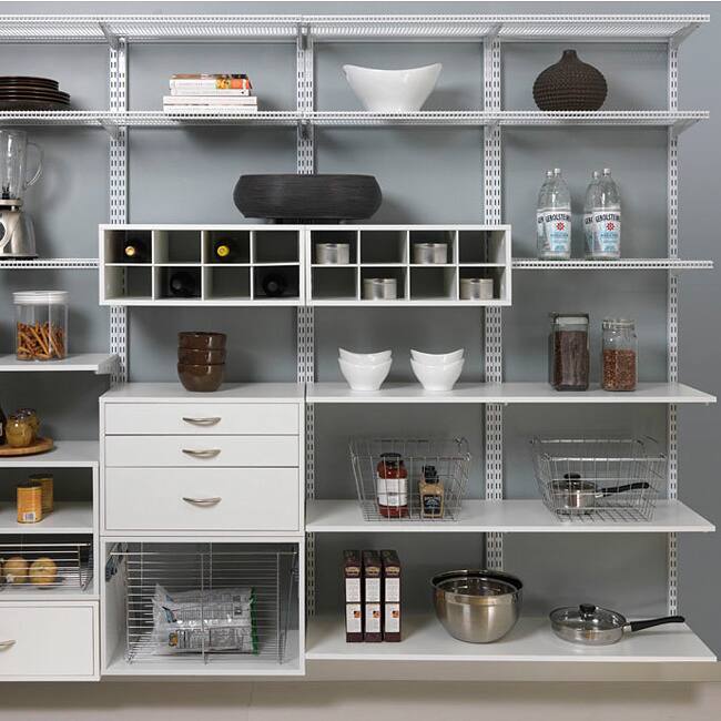 Organized Living freedomRail White Wood Shelf (36 x 12)
