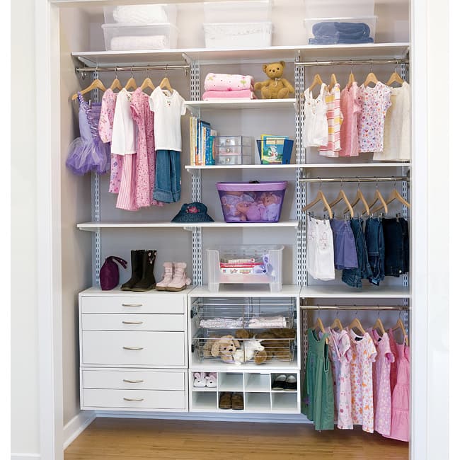 Organized Living freedomRail White Wood Shelf (36 x 12)