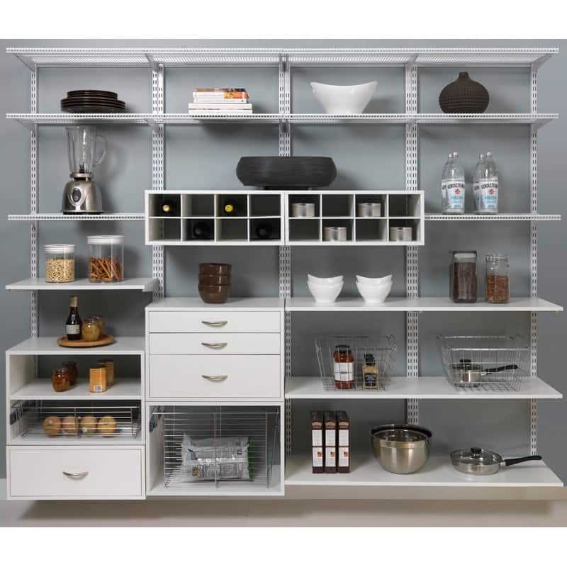 Organized Living freedomRail White Wood Shelf (24 x 12)