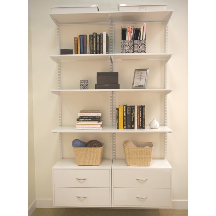 Organized Living freedomRail White Storage Shelf (48 x 12) - On Sale - Bed  Bath & Beyond - 6425890