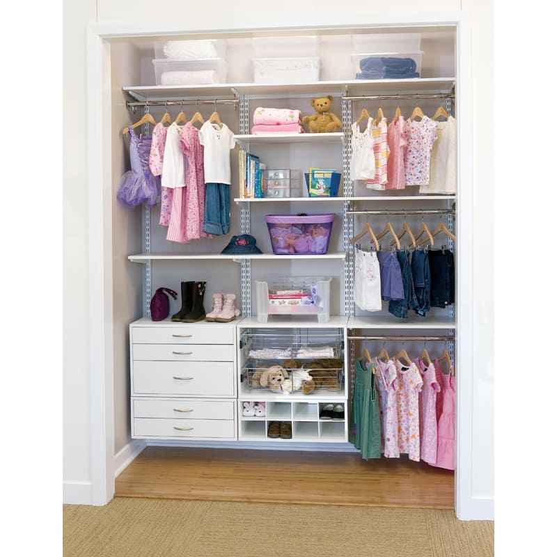Organized Living freedomRail White Wood Shelf (30 x 14)