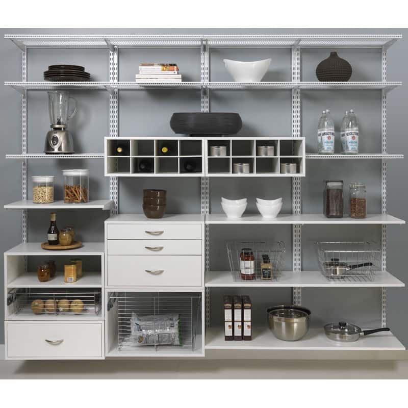 Organized Living freedomRail White Wood Shelf (30 x 14)