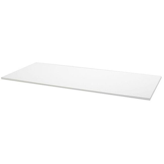 Organized Living freedomRail White Desktop Shelf (21 x 48) Bed Bath & Beyond 6415768