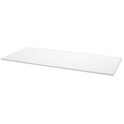 Organized Living freedomRail (48x 21-inch) White Desktop Shelf