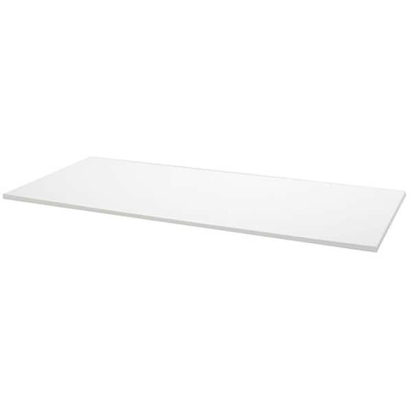 Organized Living freedomRail (48x 21-inch) White Desktop Shelf