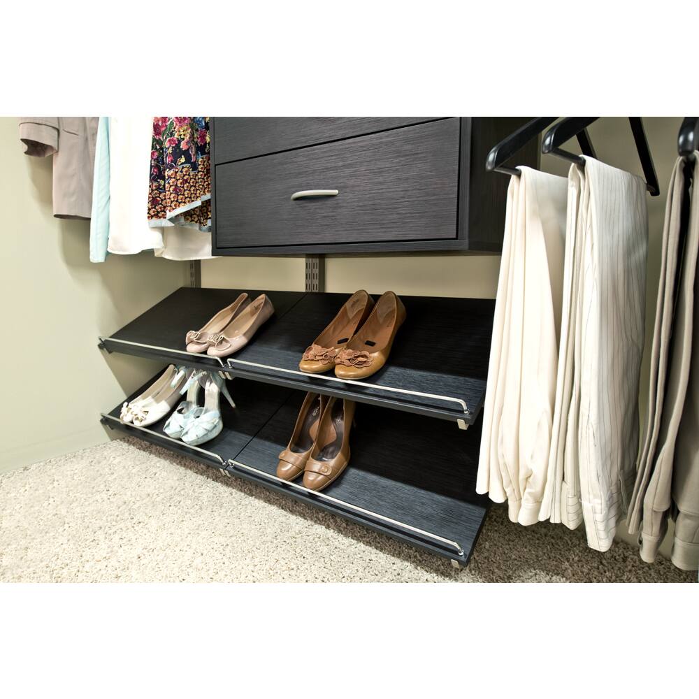 Organized Living freedomRail Chrome 24-inch Shoe Fence