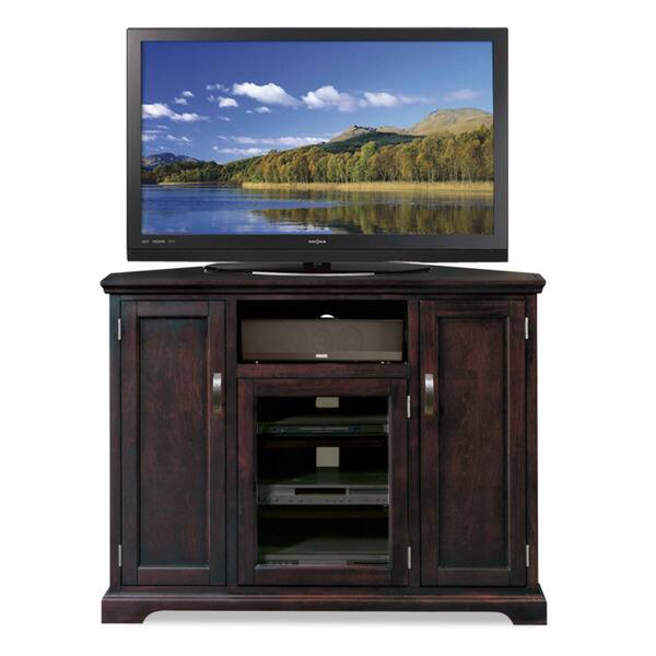 Shop Chocolate Bronze 46 Inch Corner Tv Stand Media Console