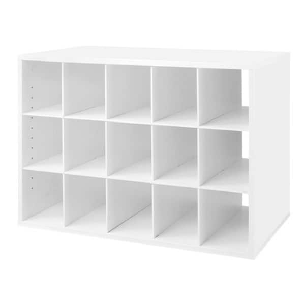 Organized Living freedomRail O-Box Shelf Unit in White - On Sale