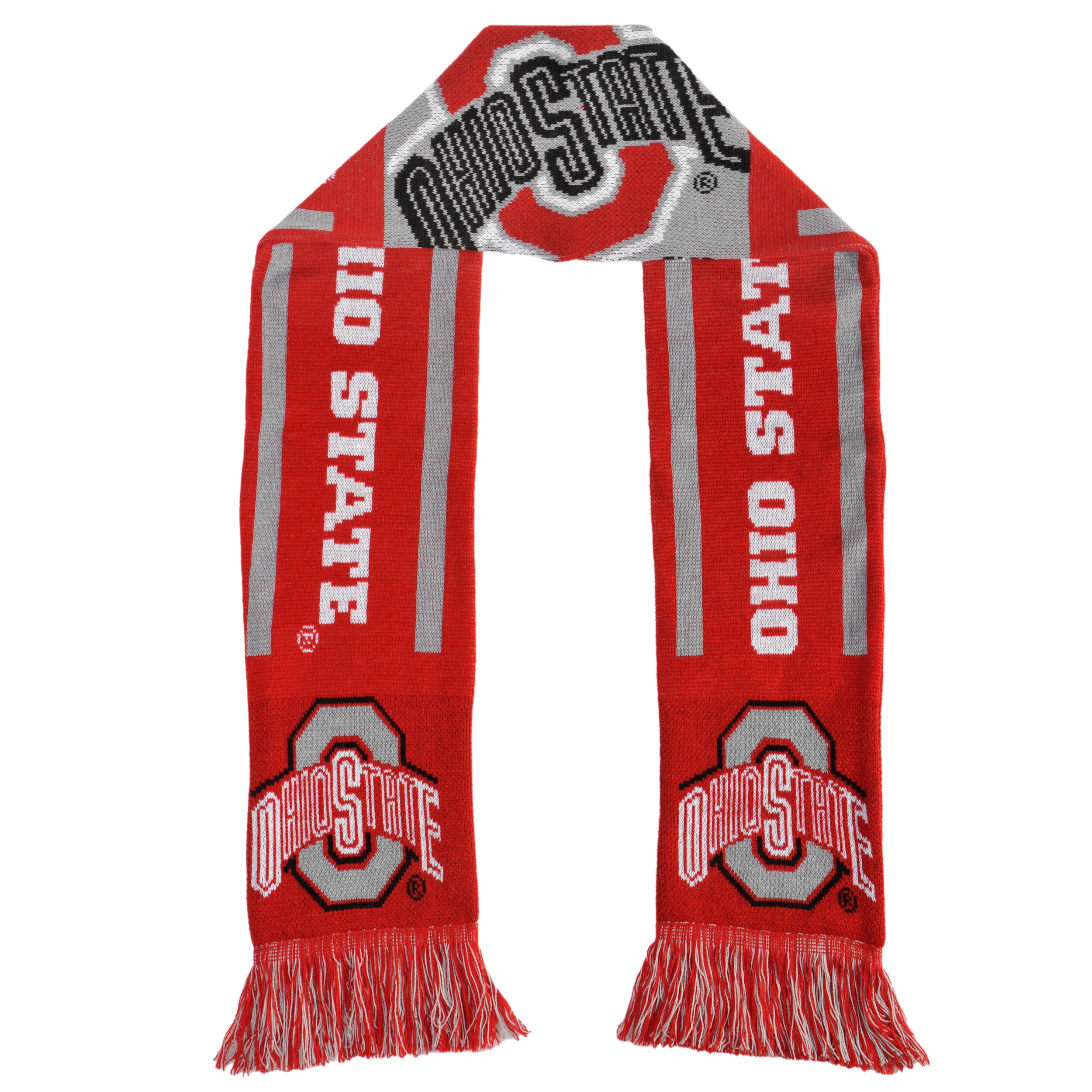 Forever Collectibles Ohio State Buckeyes All-acrylic NCAA Scarf