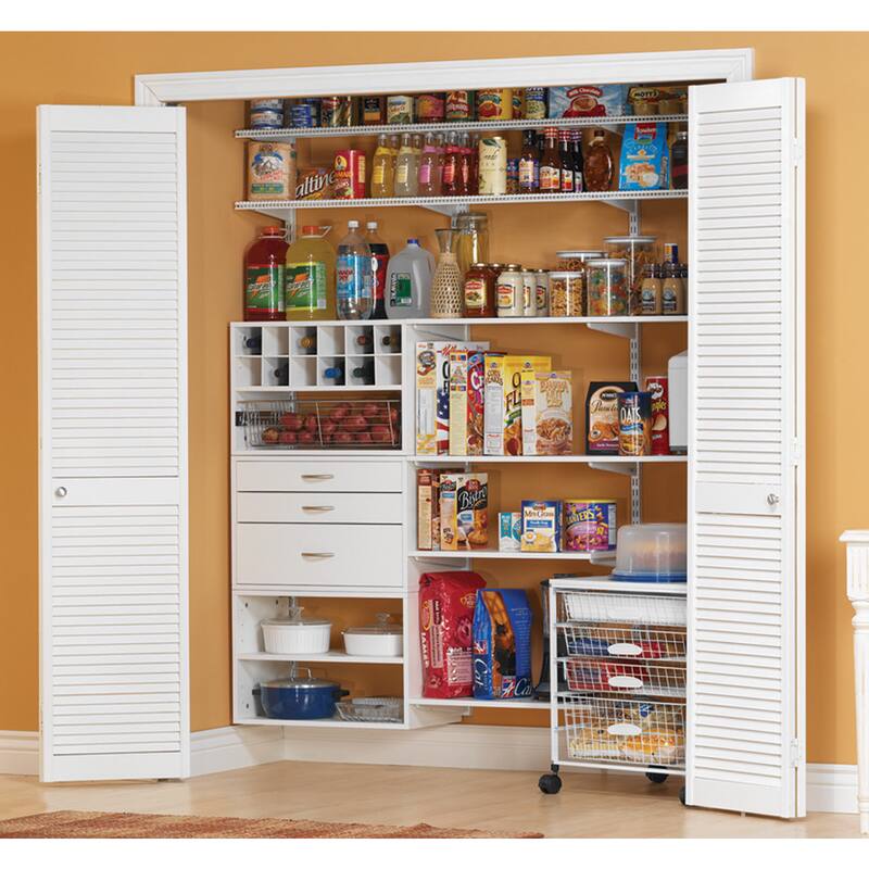 Organized Living freedomRail White Big OBox 3-Drawer Unit