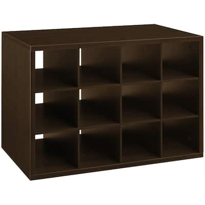 Organized Living freedomRail Chocolate Pear Big OBox Shoe Cubby