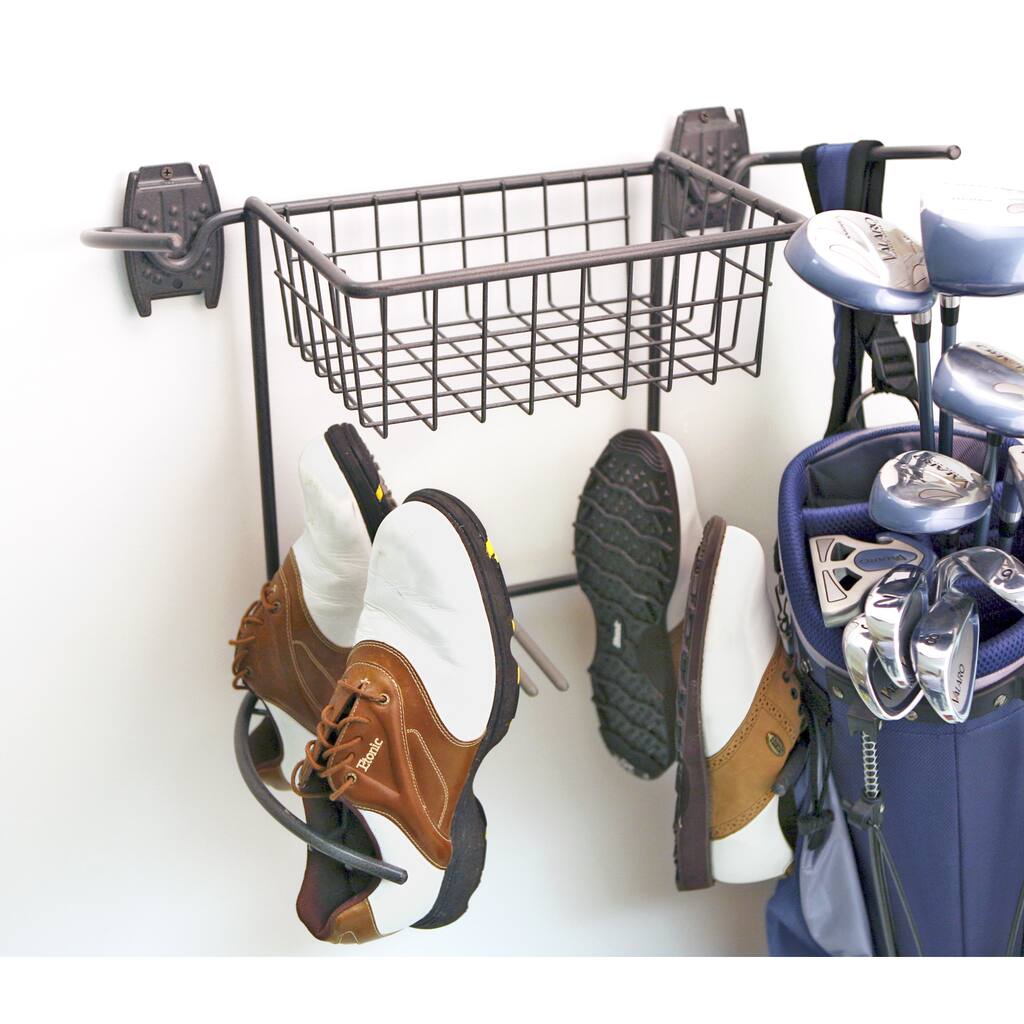 Organized Living Granite Golf Rack and Basket