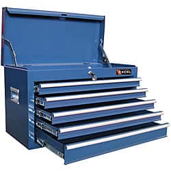 Shop Excel 26 Inch Five Ball Bearing Slide Drawers Top Tool Chest