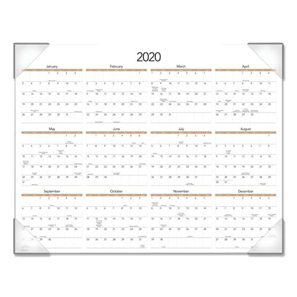 Shop At A Glance Puppies Monthly Desk Pad Calendar 22 X 17 2020