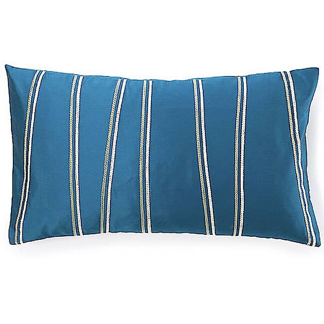 Diagonal Blue Decorative Pillow