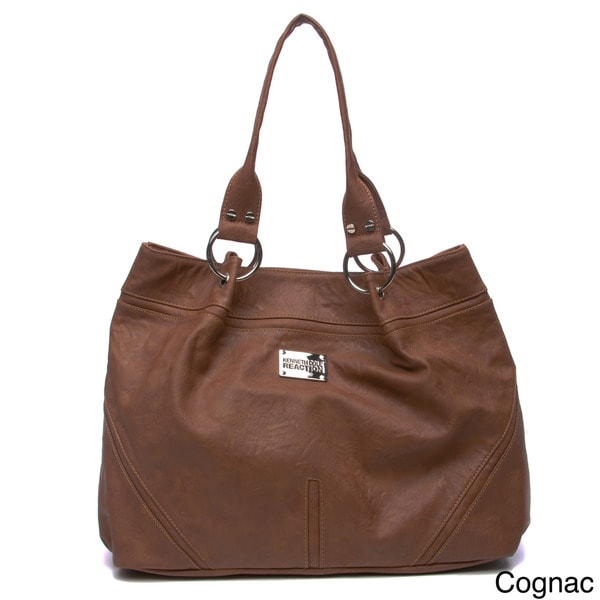 Kenneth Cole Reaction Silvertone Hardware Tote Bag - 14026871 ...