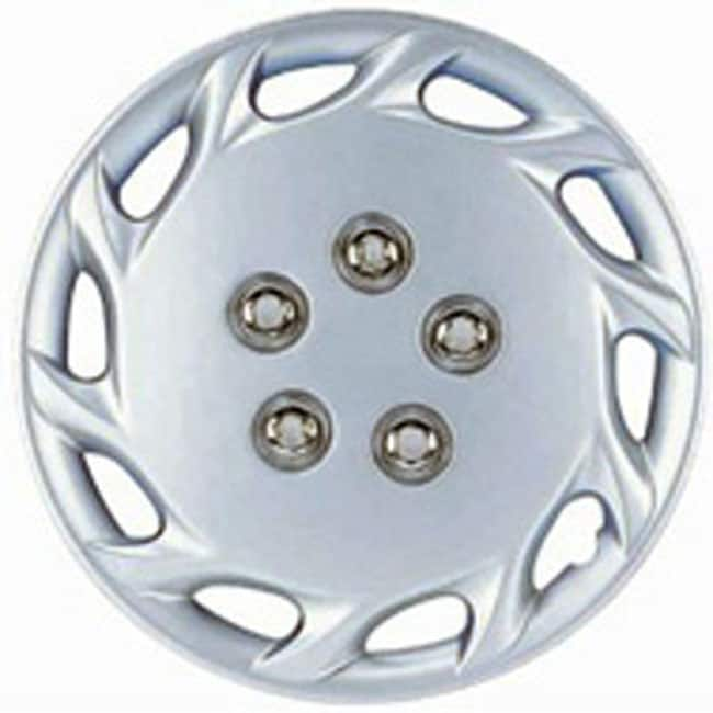 Design Silver Abs Silver 14 inch Hub Caps (set Of 4)