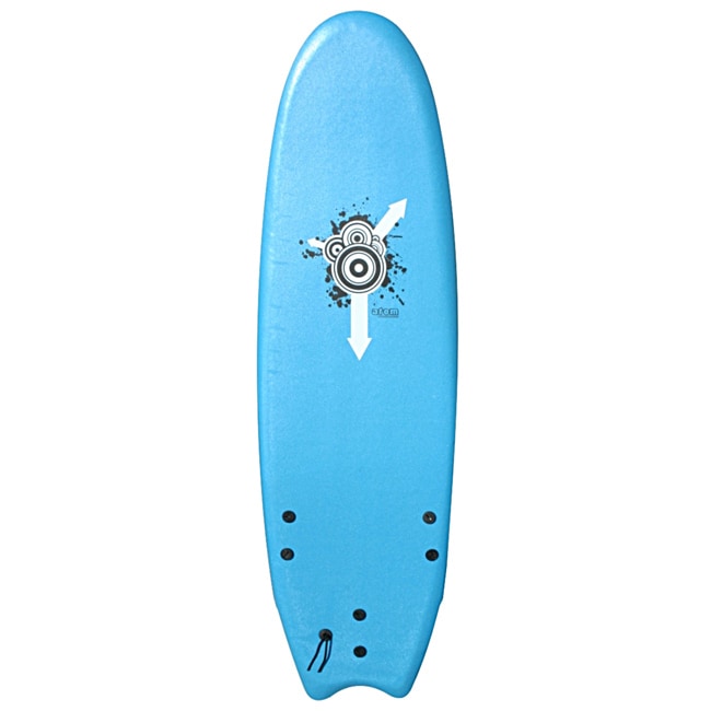 Atom Blue 6foot Soft Top Surfboard Free Shipping Today Overstock