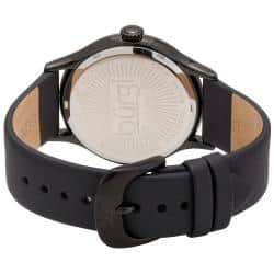 Burgi Women's Black Dial Swiss Quartz Diamond Strap Watch