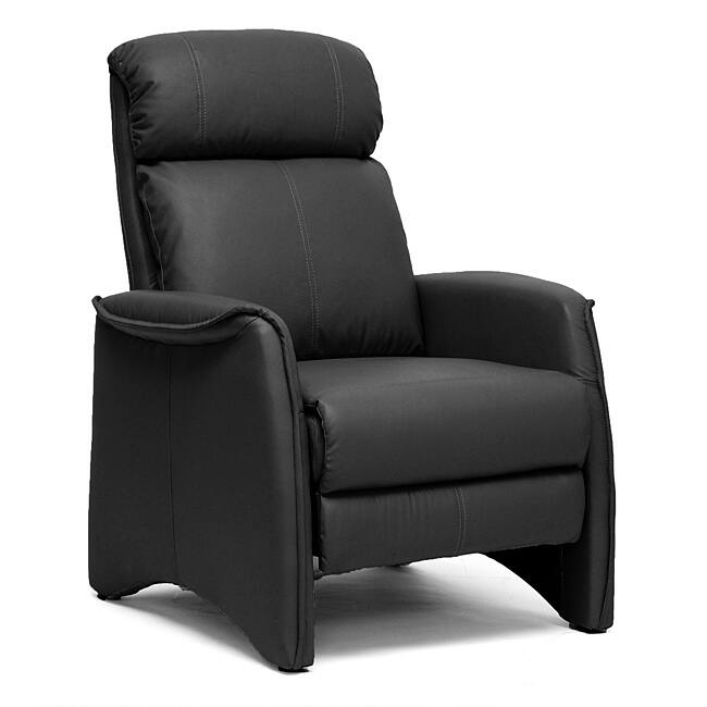 'Aberfeld' Black Reclining Club Chair